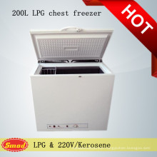 Kerosene combined fridge freezer/LP gas freezer